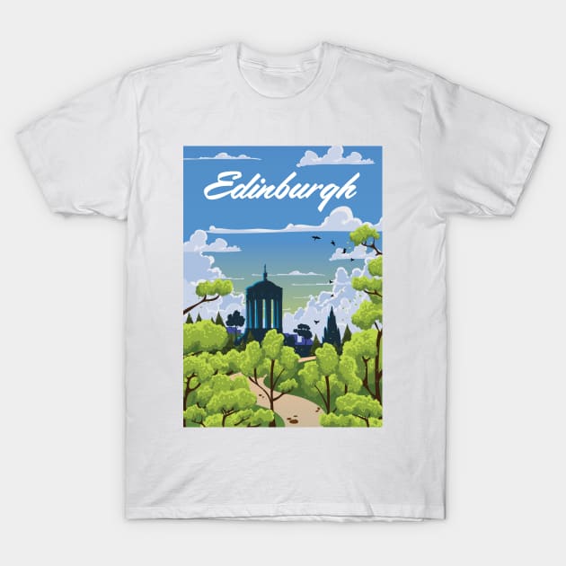 Edinburgh T-Shirt by nickemporium1